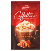 Delecta Caffettino Napój czekoladowo-kawowy w proszku smak karmelowe crème brûlée 22 g
