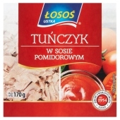 Łosoś Ustka Tuńczyk w sosie pomidorowym 170 g