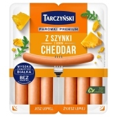 Tarczyński Parówki z szynki z serem cheddar 180 g (2 x 90 g)