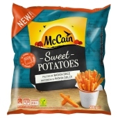 McCain Sweet Potatoes Chrupiące frytki ze słodkich ziemniaków 500 g