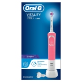 Oral-B Vitality 100 Szczoteczka elektryczna stworzona w technologii Braun, różowa