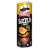 Pringles Sizzl&#39;n Spicy BBQ Przekąska 160 g