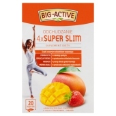 Big-Active 4 x Super Slim odchudzanie Suplement diety herbatka ziołowo-owocowa 40 g (20 x 2 g)