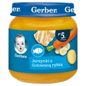 Gerber Jarzynki z gotowaną rybką dla niemowląt po 5. miesiącu 125 g