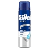 Gillette Series Rewitalizujący żel do golenia dla mężczyzn, z zieloną herbatą, 200 ml