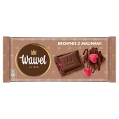 Wawel Czekolada nadziewana brownie z malinami 100 g