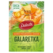 Delecta Galaretka smak mango pomarańcza ananas 50 g