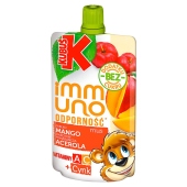 Kubuś Immuno Odporność Mus jabłko mango marchew pomarańcza acerola 100 g