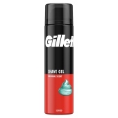 Gillette Classic Żel do golenia o zapachu Original, szybkie i łatwe golenie, 200 ml