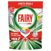 Fairy Platinum Plus Cytryna Tabletki do zmywarki All In One, 38 tabletek
