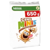 Nestlé Cini Minis Zbożowe kwadraciki o smaku cynamonowym 650 g