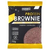 Frank&Oli Protein Brownie Miękkie ciasteczko czekolada orzechy nerkowca 50 g