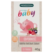 Premium Rosa Herbi Baby Herbatka owocowo-ziołowa odporność 40 g (20 x 2 g)