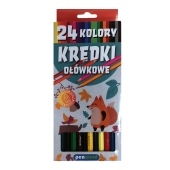 Kredki ołówkowe 24 kolory Penword