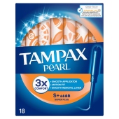 Tampax Pearl Super Plus Tampony z aplikatorem, x18