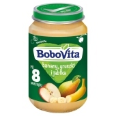 BoboVita Banany gruszki i jabłka po 8 miesiącu 190 g