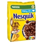 Nestlé Nesquik Zbożowe kuleczki o smaku czekoladowym 700 g