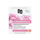 AA Flowers&Oils 75+ Odbudowa Krem przeciwzmarszczkowy na dzień i noc 50 ml