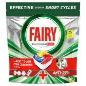 Fairy Platinum Plus Cytryna Tabletki do zmywarki All In One, 25 tabletek