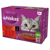 Whiskas Mokra karma dla kotów klasyczne posiłki sos 1,02 kg (12 x 85 g)