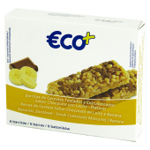 ECO+ Batoniki zbożowe czekolada banan 126g