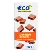 €.C.O.+ czekolada mleczna z nadzieniem o smaku  karmelowym 100g