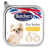 Butcher's Pro Series Karma dla psów pasztet z kurczakiem i warzywami 100 g
