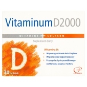 Colfarm Vitaminum D2000 Suplement diety 30 tabletek