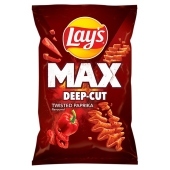 Lay's Max Deep-Cut Chipsy ziemniaczane o smaku papryki 120 g