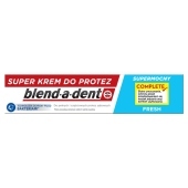 Blend-a-dent Complete Fresh Super Adhesive Krem do protez, świeży miętowy smak,47 g