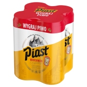 Piast Wrocławski Piwo jasne 4 x 500 ml