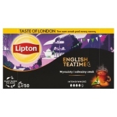 Lipton English Teatime Herbata czarna 100 g (50 torebek)
