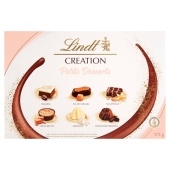 Lindt Creation Petits Desserts Asortyment pralin z czekolady 173 g (18 sztuk)