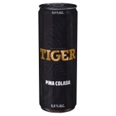 Tiger Gazowany bezalkoholowy napój owocowy o smaku pina colada 250 ml