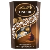 Lindt Lindor 70 % Cocoa Praliny z czekolady gorzkiej 337 g