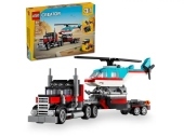 31146 Lego Creator Ciężarówka z platformą i helikopter