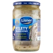 Lisner Filety śledziowe z ogórkiem i czosnkiem 600 g