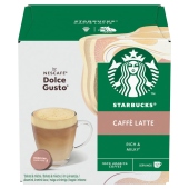 Starbucks Caffè Latte Pełne mleko w proszku z kawą 121,2 g (12 x 10,1 g)