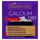 Bielenda Calcium +Q10 Krem napinający kontur oczu i ust przeciwzmarszczkowy 15 ml