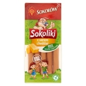 Sokołów Sokoliki Produkt drobiowy z serem cheddar 130 g