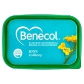 Benecol Tłuszcz do smarowania z dodatkiem stanoli roślinnych 100 % roślinny 225 g