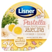 Lisner Pastella Pasta jajeczna z chrzanem i rzeżuchą 80 g