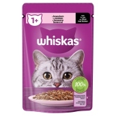 Whiskas Mokra karma dla dorosłych kotów sos z łososiem 85 g