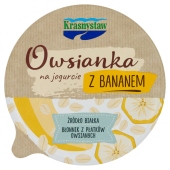 Krasnystaw Owsianka na jogurcie z bananem 250 g