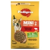 Pedigree Mini Adult <10 kg Sucha karma dla psów z wołowiną i warzywami 2 kg