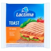 Lactima Ser topiony w plasterkach Toast 130 g (8 x 16,25 g)