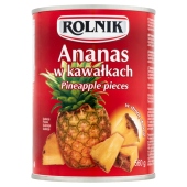 Rolnik Ananas w kawałkach 560 g