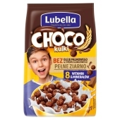 Lubella Mlekołaki Choco kulki Zbożowe kulki o smaku czekoladowym 250 g