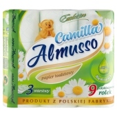 Almusso Camilla Papier toaletowy rumiankowy 9 rolek