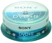 DVD+R 25 SZT. SONY
